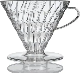 Vdr-03-t Hario V60 Plastic Coffee Dripper Size 03 Clear 3