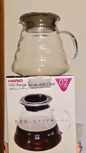Hario Xgs-60 V60 Range Server 600 Clear Glass Coffee Ml 02