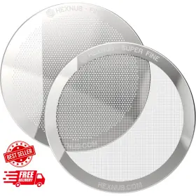 Hexnub 313048665620 Reusable Metal Filters For Aeropress Xl Coffee Maker Stainless Steel Filte