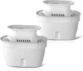Xm-358 Heyaxa Water Pitcher And Dispenser Replacement Filter Compatible With 2 Count White