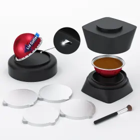 Hxick100 Hgifz Reusable Vertuo Pods Refill Kit With Lid Opener For Pod