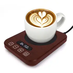 Hc-020-wd Hobychild Coffee Mug Warmer For Desk With Temperature Display 9 Temp Settings