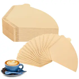 U103 Hogurity Coffee Filters #4 200 Count Disposable 8-12 Cup No Blowout Unb