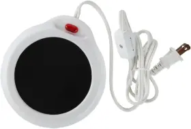 Sh196 Home-x 744759080974 Mug Warmer Desktop Heated Coffee And Tea - Candle Wax White