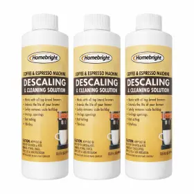 383086 Homebright Coffee Espresso Machine Descaling Cleaning Solution 3 Pk 13.5 Oz Ea
