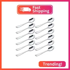 Homedge 215scs120623 Stainless Steel Espresso Spoon 5 Inches Mini Coffee For Demitasse