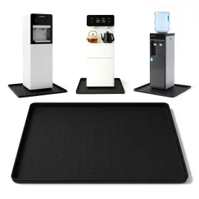 Hos-mxcd1067bk Hosassper Water Cooler Mat Dispenser 22 Inch X19 Non-slip Silicone Waterproof F