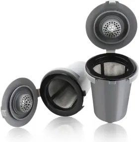 Housewares Solutions 313026513554 Reusable Filter Cups For Cuisinart Coffee Makers - Premium Refillable Cup