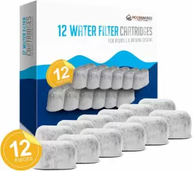 6320562 Housewares Solutions Pack Of 12 Replacement Charcoal Water Filters By For #2