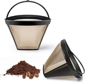 Housewares Solutions 726084549470 Reusable #4 Cone Coffee Filter Basket For Cuisinart Makers Coff