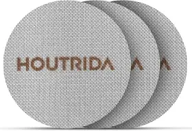 Houtrida 652535686251 51mm Puck Screen 3 Pack Reusable Espresso 316 Stainless Steel 1.7mm Thi