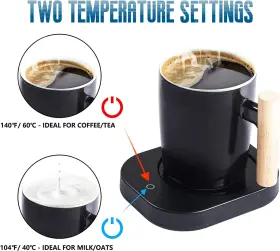 Howay 711181162097 Coffee Warmer And Mug Set Cup Heater For Desk Temperature Control Smart #2
