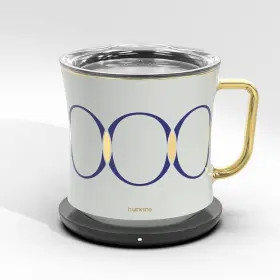 Hurkins 809543900851 Smug Up To 149 Coffee Mug Warmer And Pctg Lid Set Self Heated Cup With