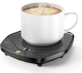 Hx Heclx 445046151126 Coffee Mug Warmer For Desk 3 Temp Auto Shut Off Candle Plate Black 12