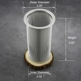 Iaesthete 756155825400 Cold Brew Coffee Filter For Wide Mouth Mason Jar Food 304 Stainless Steel U #2