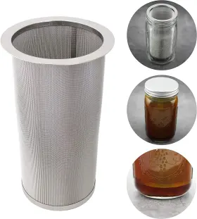 8541893315 Iaesthete Cold Brew Coffee Filter For Wide Mouth Mason Jar Food Grade 304 Stainless Steel