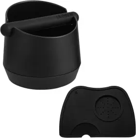 Iaosen 445033776738 6 Inch Large Capacity Design Espresso Knock Box Tamping Mat Machine