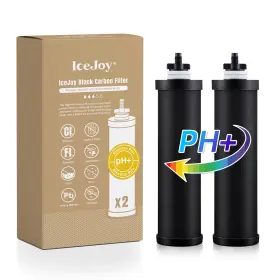 Icejoy-owt-cr-100-us Icejoy Alkaline Carbon Rods 2 Pack For 2.9 Inch D X 5.7 W 6.4 H Material