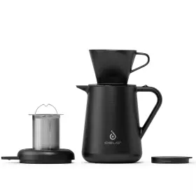 Dlp003ps20 Ideus Insulated Pour Over Coffee Maker Set 20oz Stainless Steel Pot Ov