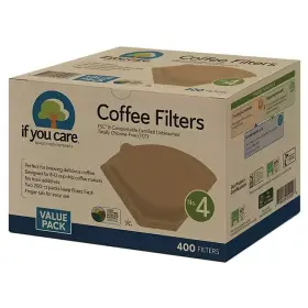 If You Care 445004810836 #4 Unbleached Coffee Filter 400 Ct