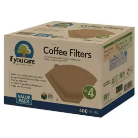 990012260 If You Care #4 Unbleached Coffee Filter 400 Ct