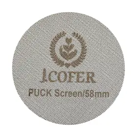 Ikape 768477558751 58mm Espresso Puck Screen 1.7mm 150 M Ultra Thin Coffee Reusable Profes