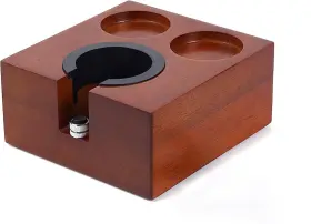 Ikape 768523750511 Espresso Tamper Station 51mm 54mm Wooden Coffee Holder Base Espress