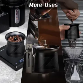 Ikape 768771295895 54mm Coffee Blind Shaker Espresso Powder Receiver Cup Receive #2