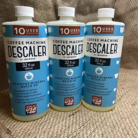 Impresa 850057660050 10 Uses 32oz Coffee Machine Descaler Virtually All Single Use 3 Bottles