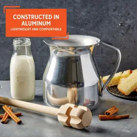 Imusa 094046802322 Aluminum 2-quart Chocolatera Silver #3