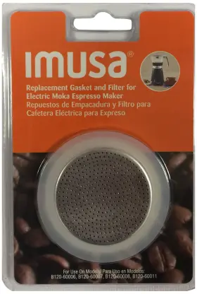 Imusa 094046994058 Usa Replacement Gasket And Filter For Electric Moka/espresso Maker