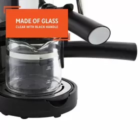 Gau-18199 Imusa Gau18199 Espresso Maker Carafe In Gift Box 4 Cup Clear #3