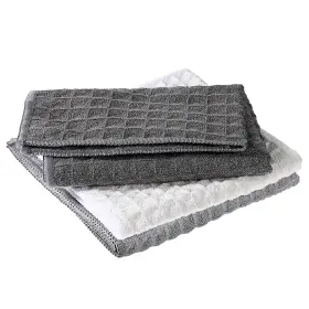 644777 Innohhustle 3 Pcs Professional Grade Microfiber Towel Waffle Cleaning Cloth Fo