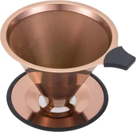 Cd-m002 Insintar Pour Over Coffee Dripper Stainless Steel Drip Cone Brew Filter