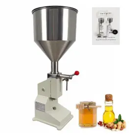 Intsupermai 738629489257 Manual Liquid Filling Machine 5-50ml Bottle Paste Filler