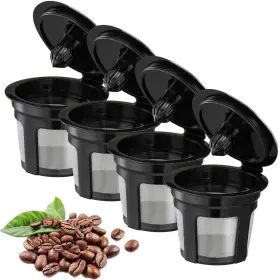 Inwoditeki 690770449927 Reusable K Cups 4 Pack Universal Fit Coffee Filters With Food Grade
