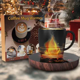 Iriquart 747734975500 Coffee Mug Warmer For Desk With Auto Shut Off Cup Wit