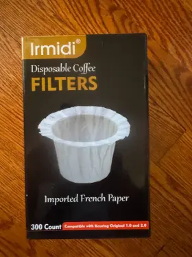 Dcf0000k300 Irmidi 2 Boxes Of 300 Count Disposable Coffee Filters Keurig Original 1.0 And 2.0