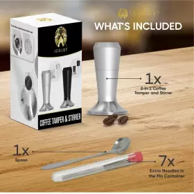 7needles Jeolry 850051710041 Multifunctional Coffee Tamper And Wdt Stirrer Tool Espresso Tamp #2