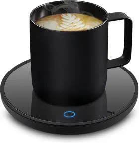 Jisile 313105115129 Coffee Mug Warmer Smart Candle With Auto Shut Off For Offi