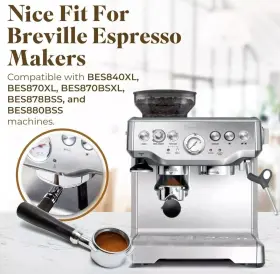 Jovee 197644395613 54mm Stainless Steel Bottomless Portafilter Espresso Machine Free Shipping #3