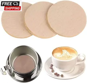 Jowxsx 313036729723 100 Pcs Coffee Filters Disposable Paper Replacement Round Filter