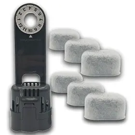 Joystar 615068356336 6-pack Replacement Charcoal Water Filter Cartridges With Starter Kit Combo Co