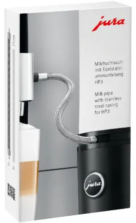 24117 Jura 24114 Milk Pipe With Stainless Steel Casing For Hp3