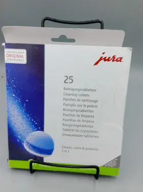 25045 Jura 3-phase Cleaning Tablets For All Espresso 25 Count Pack Of 1