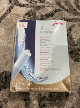 Jura 610917713127 Claris Blue Filter 3 Pack Water Cartridges Genuine