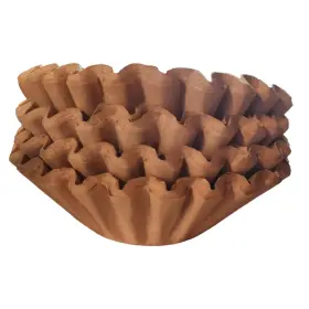 Just-buy 747973860421 Natural Unbleached Coffee Filters Biodegradable And Compostable Brown For