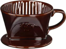 Kalita #01003 Ceramic Coffee Dripper 101 Lotto Brown # 01003