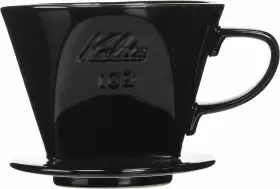 02005 Kalita Ceramic Coffee Dripper Black For 2-4 Cups #02005 4.53x5.51x3.54 In
