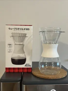 35159 Kalita Wave Style 185 Coffee Brewer Clear